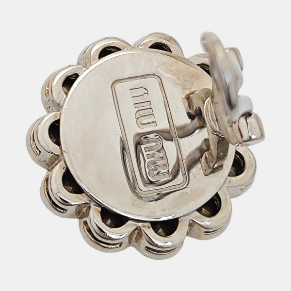 Metal Silver Clip On Earrings