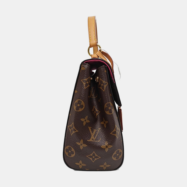 CLUNY Monogram Coated Canvas Brown