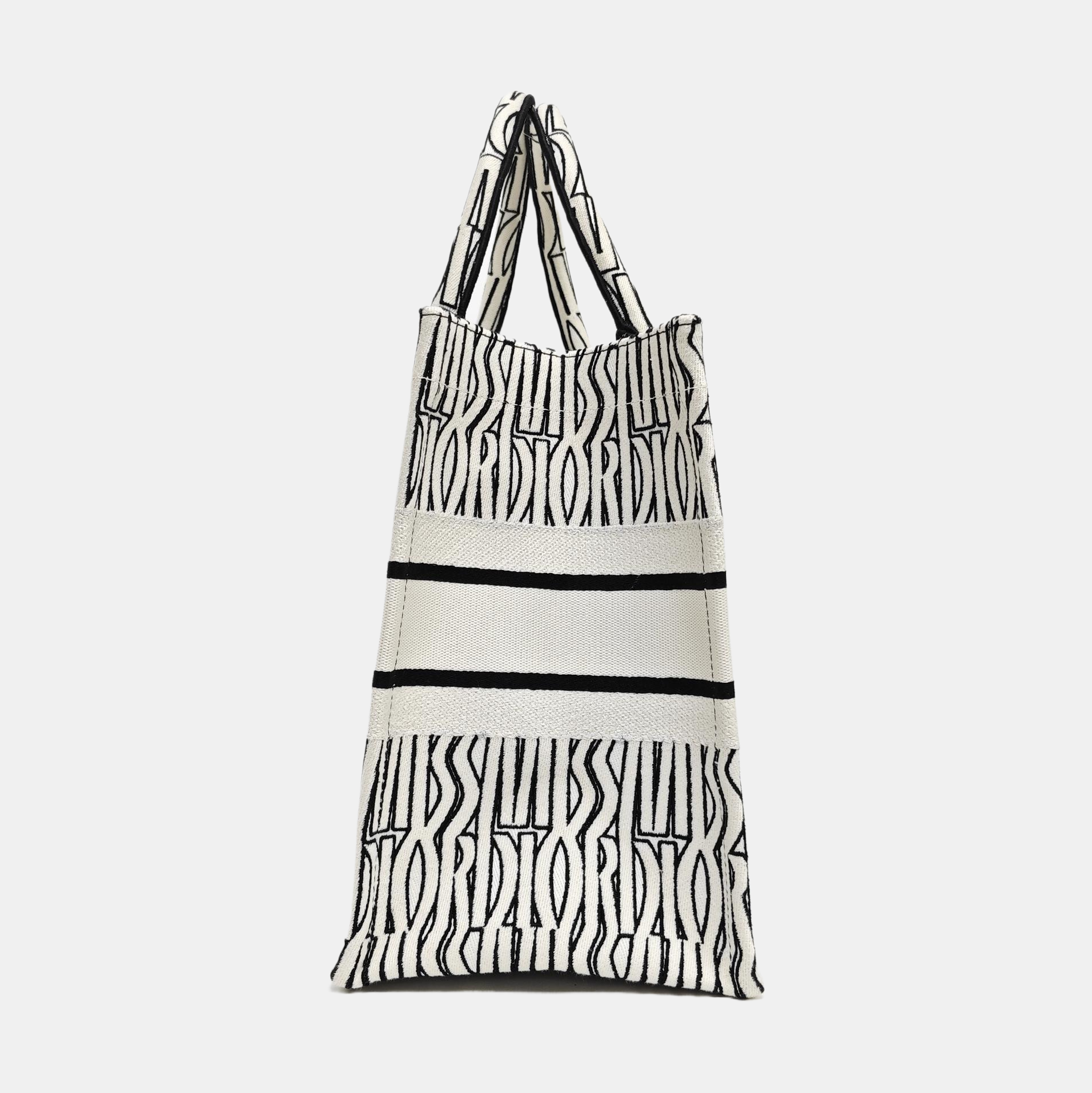 Book Tote Medium Canvas White