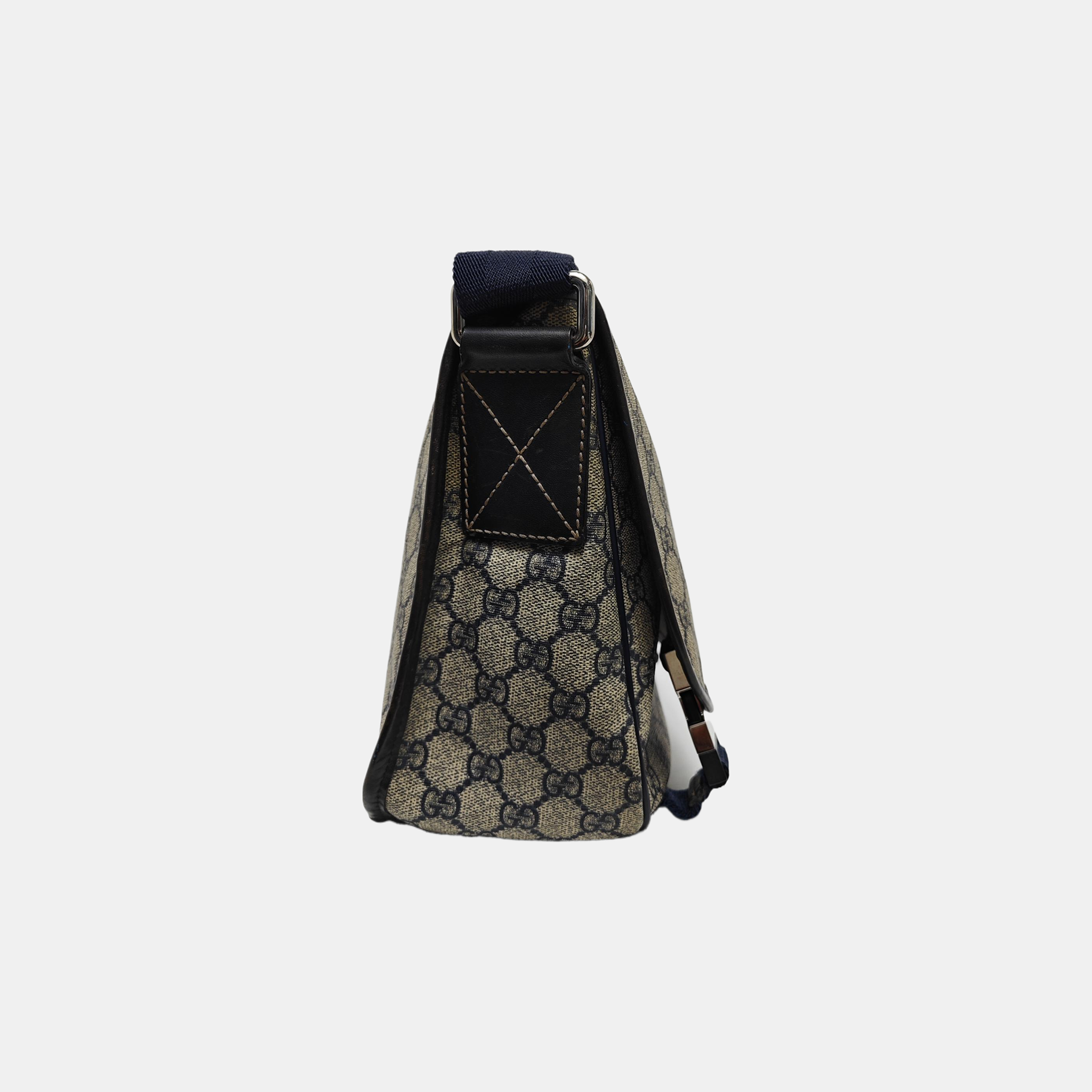 Monogram Coated Canvas Shoulder Bag Beige