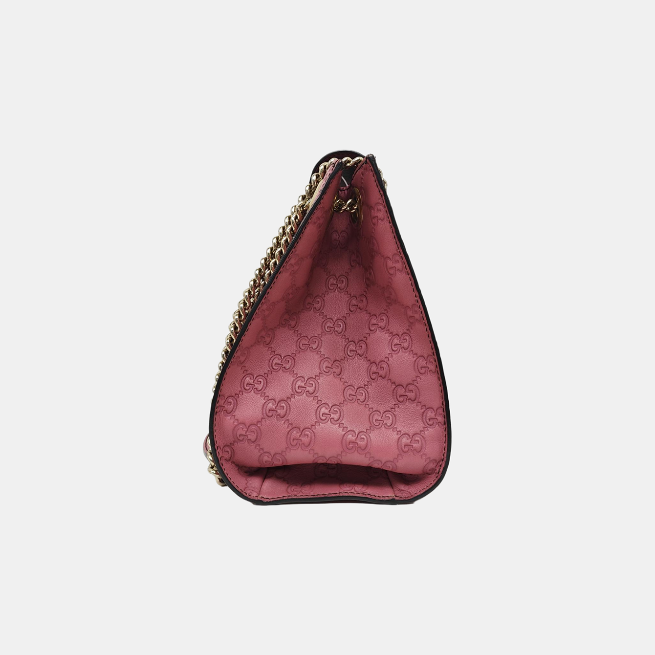 Emily Chain Monogram Calfskin Pink