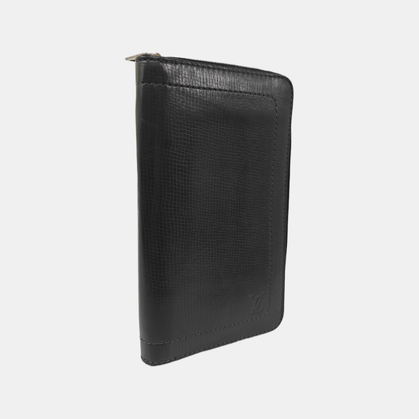 ZIPPY Calfskin Black Wallet