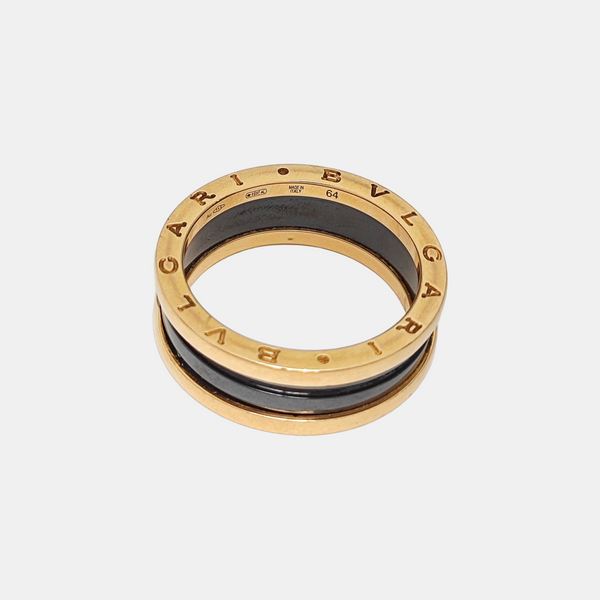 B.ZERO1 18k Rose Gold Ring EU 64