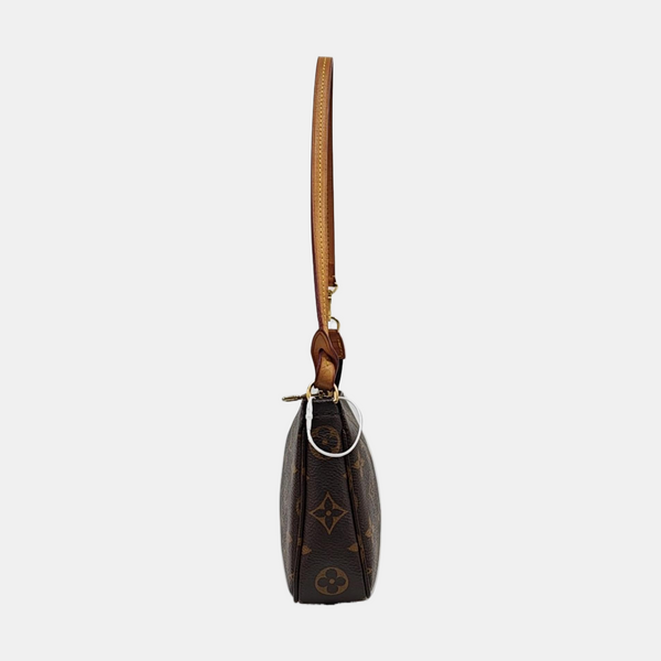 ACCESSOIRES GM Monogram Coated Canvas Brown