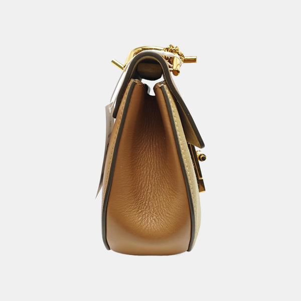 Drew Small Calfskin Brown
