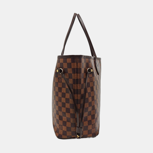 NEVERFULL MM Damier Ebene Coated Canvas Brown