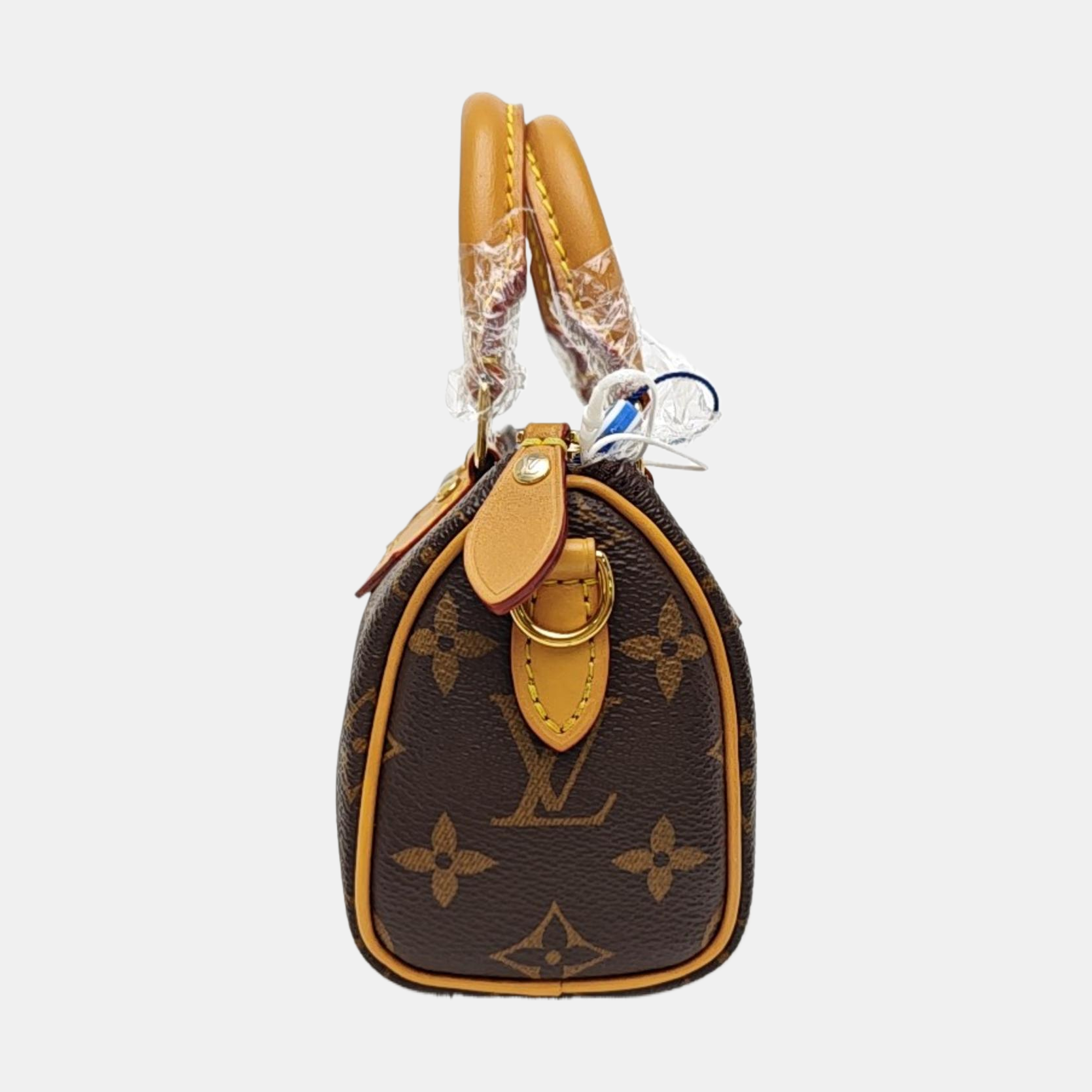 SPEEDY Nano Monogram Coated Canvas Brown
