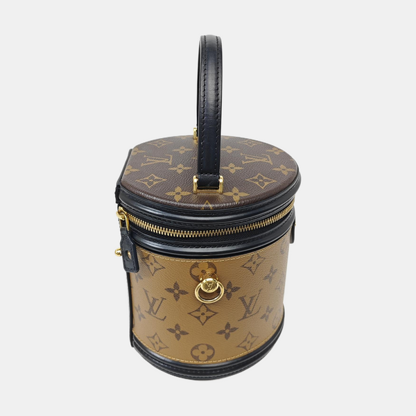 CANNES PM Monogram Coated Canvas Brown
