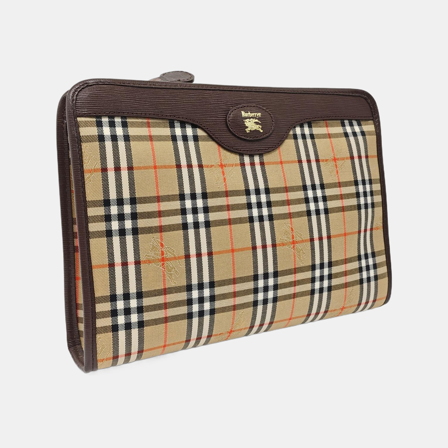 Canvas Clutch Beige