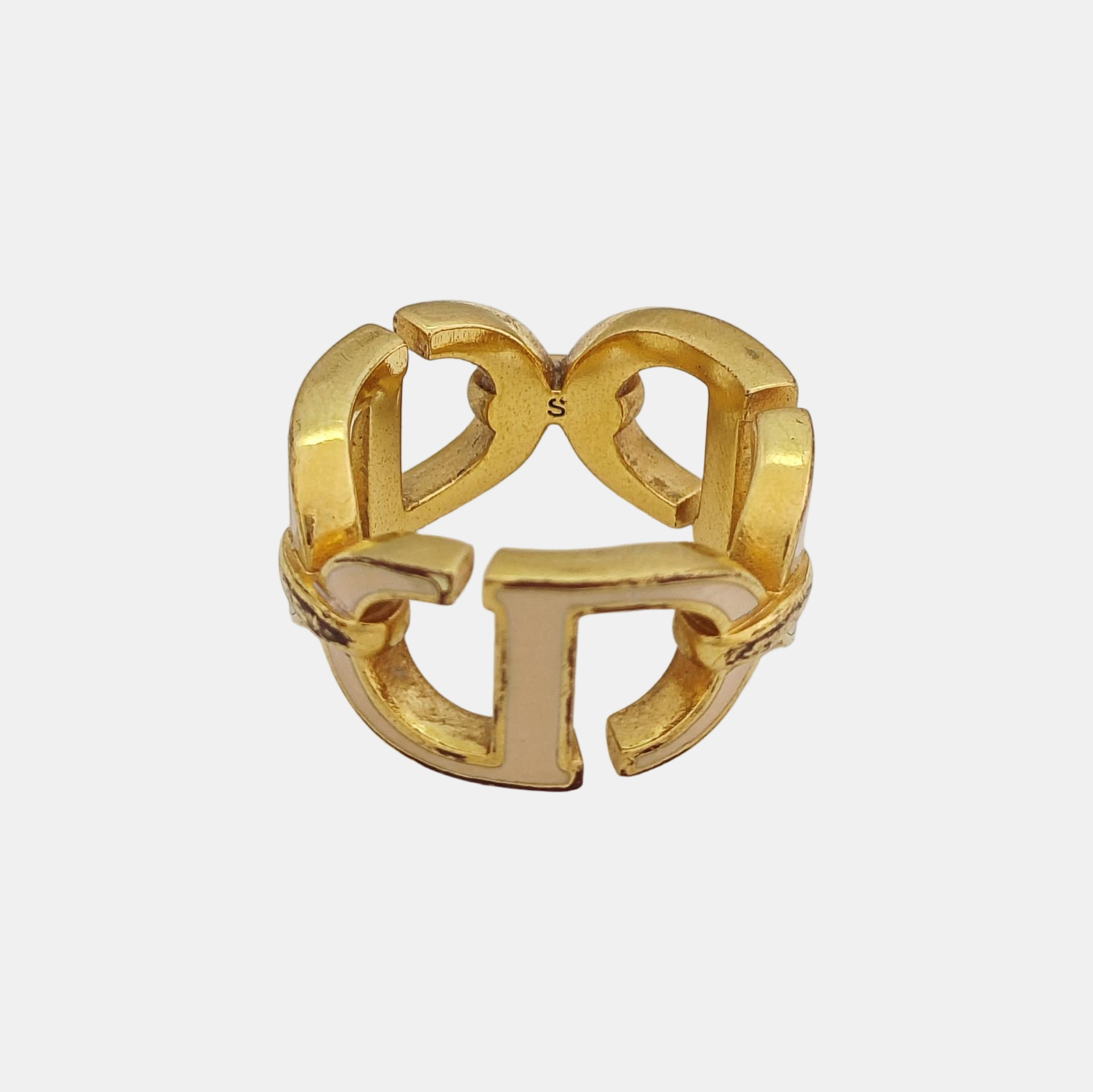 Metal Gold Ring EU 50