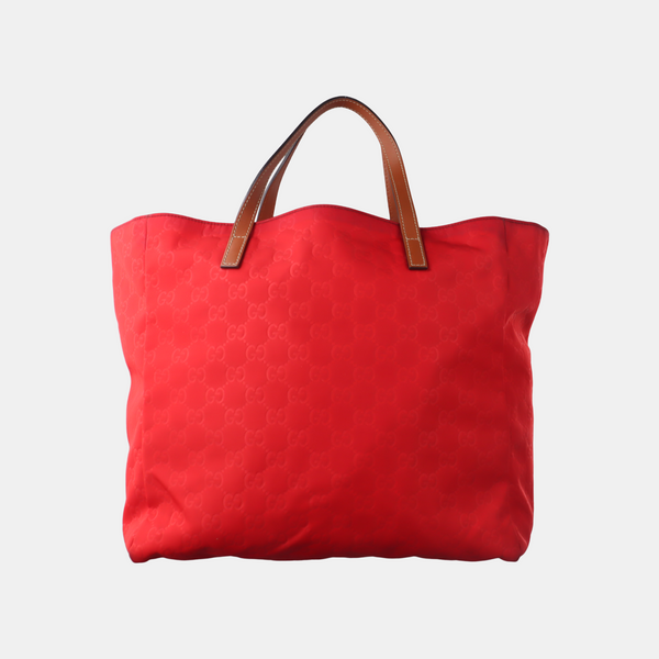 GG Imprime Monogram Nylon Red