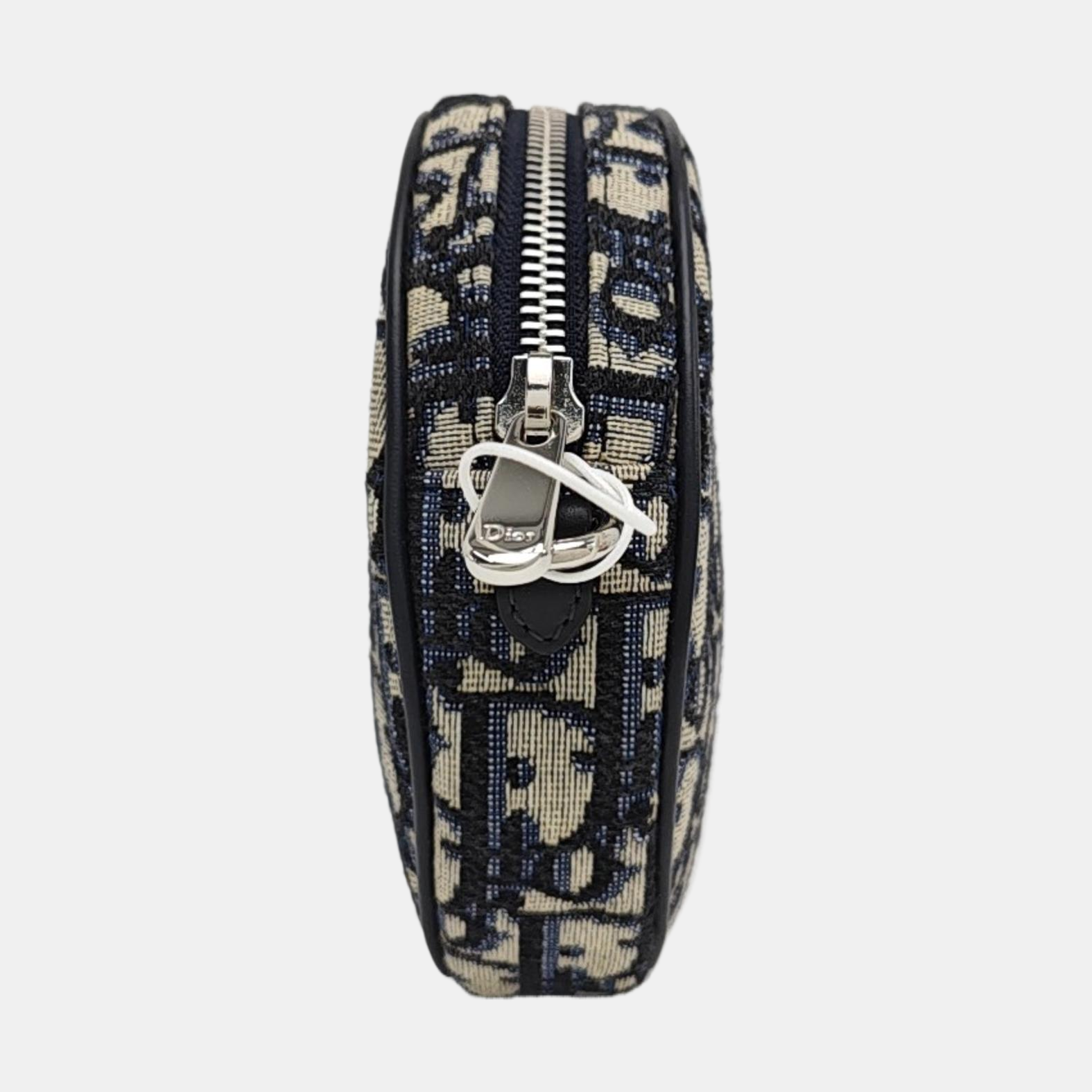 Oblique Canvas Shoulder Bag Small Blue
