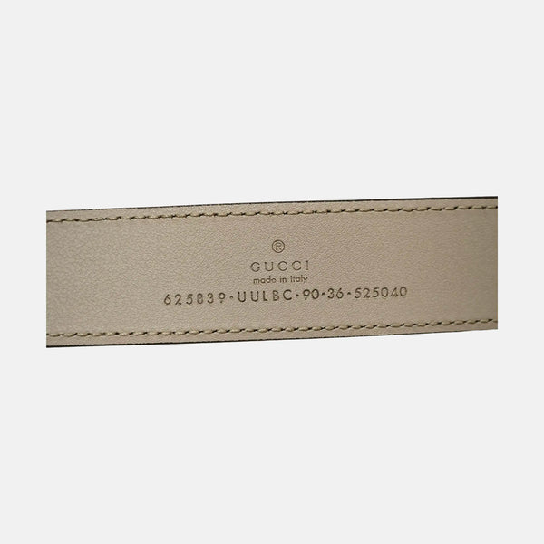Coated Canvas Belt Gray
