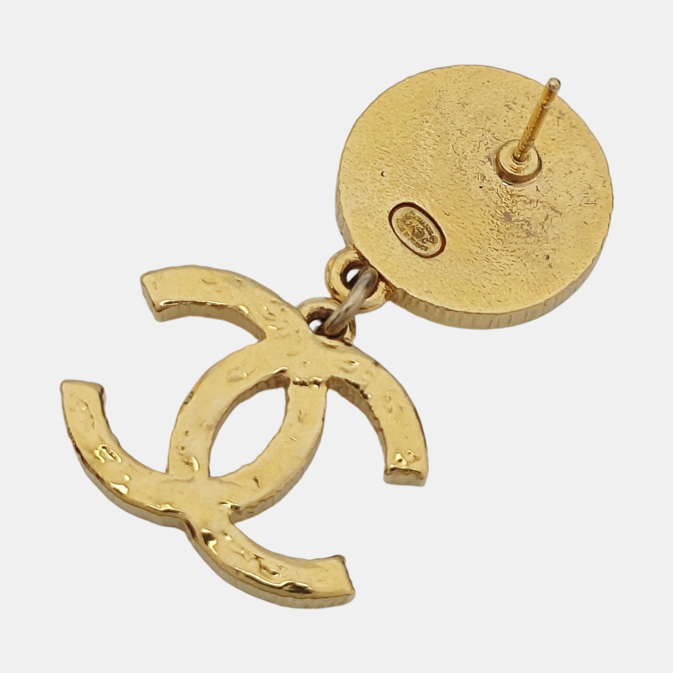 Metal Gold Stud Earrings