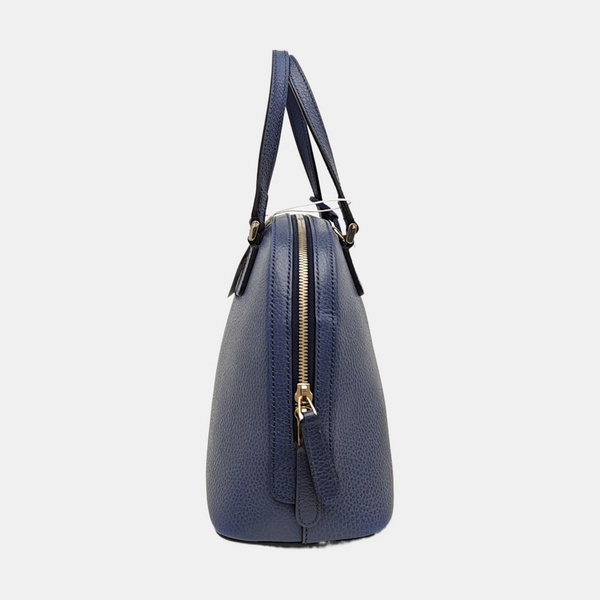 Calfskin Shoulder Bag Blue