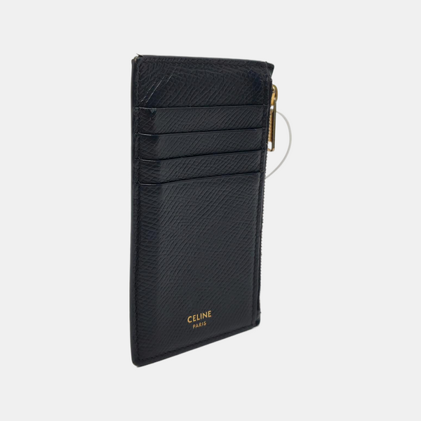 Calfskin Card Holder Black