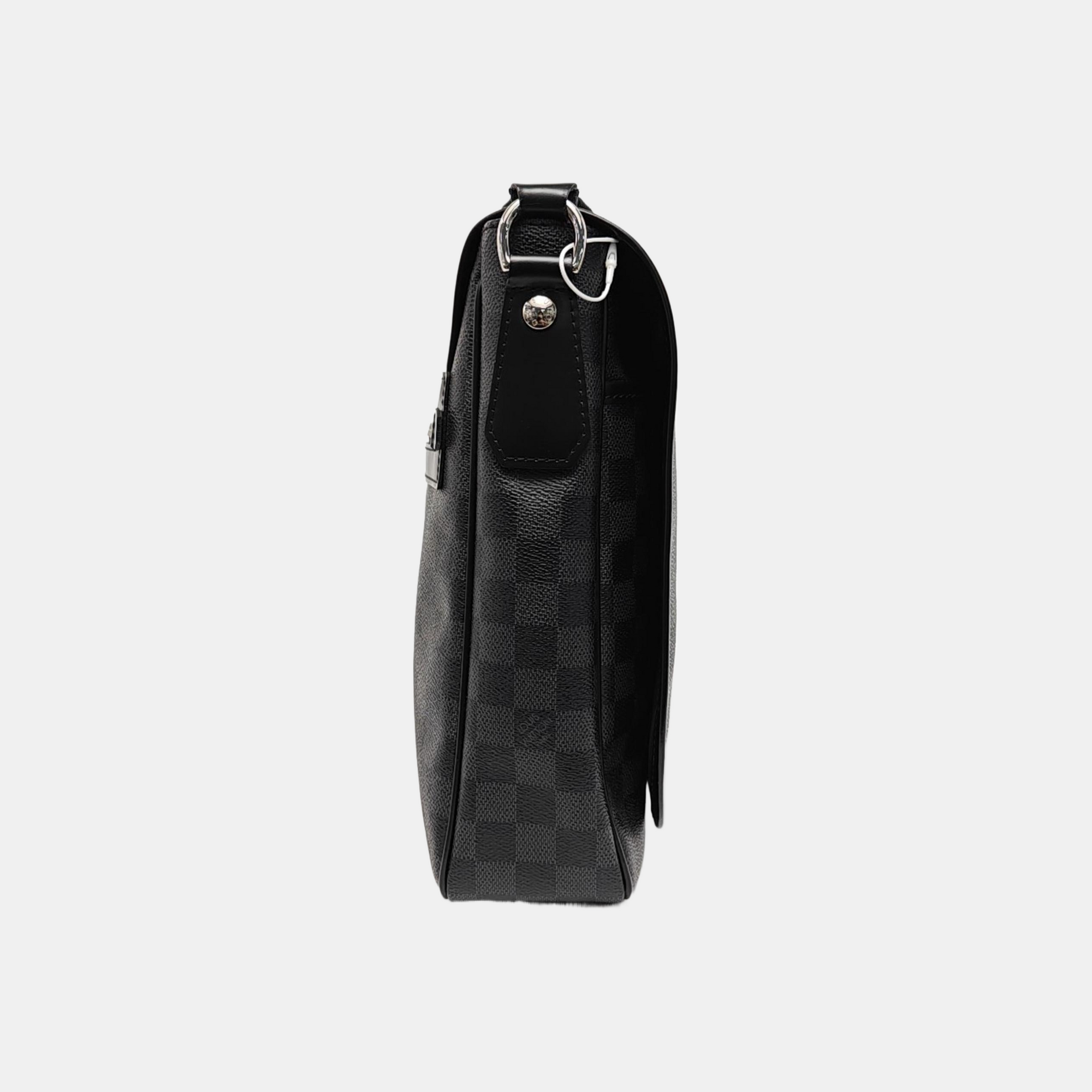DANIEL Damier Graphite Coated Canvas Gray