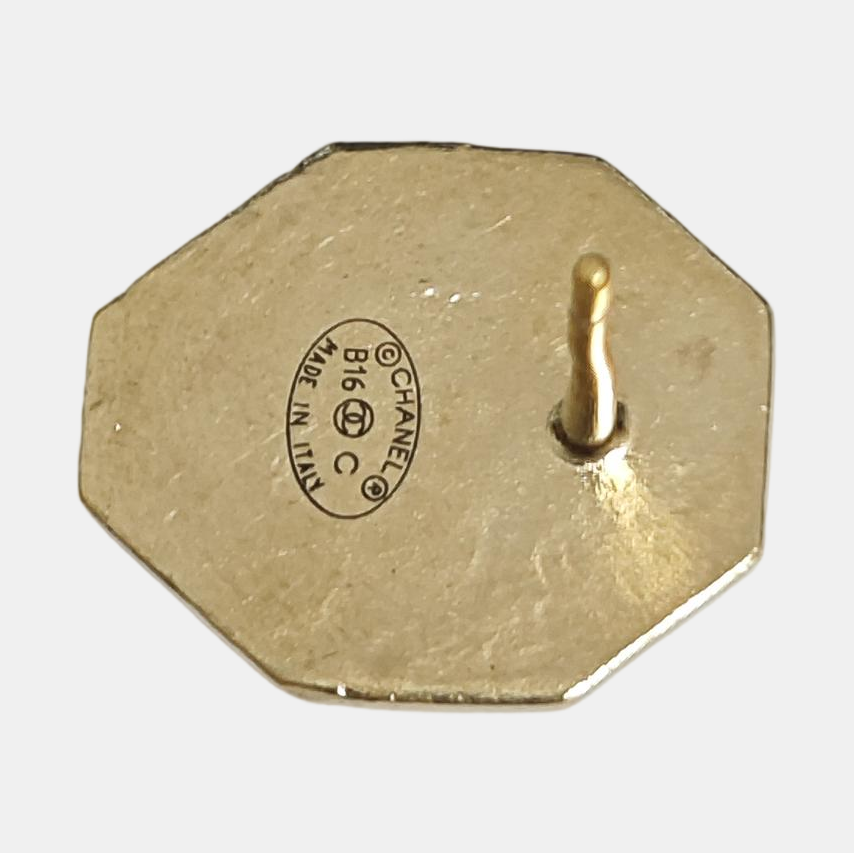 Metal Gold Stud Earrings