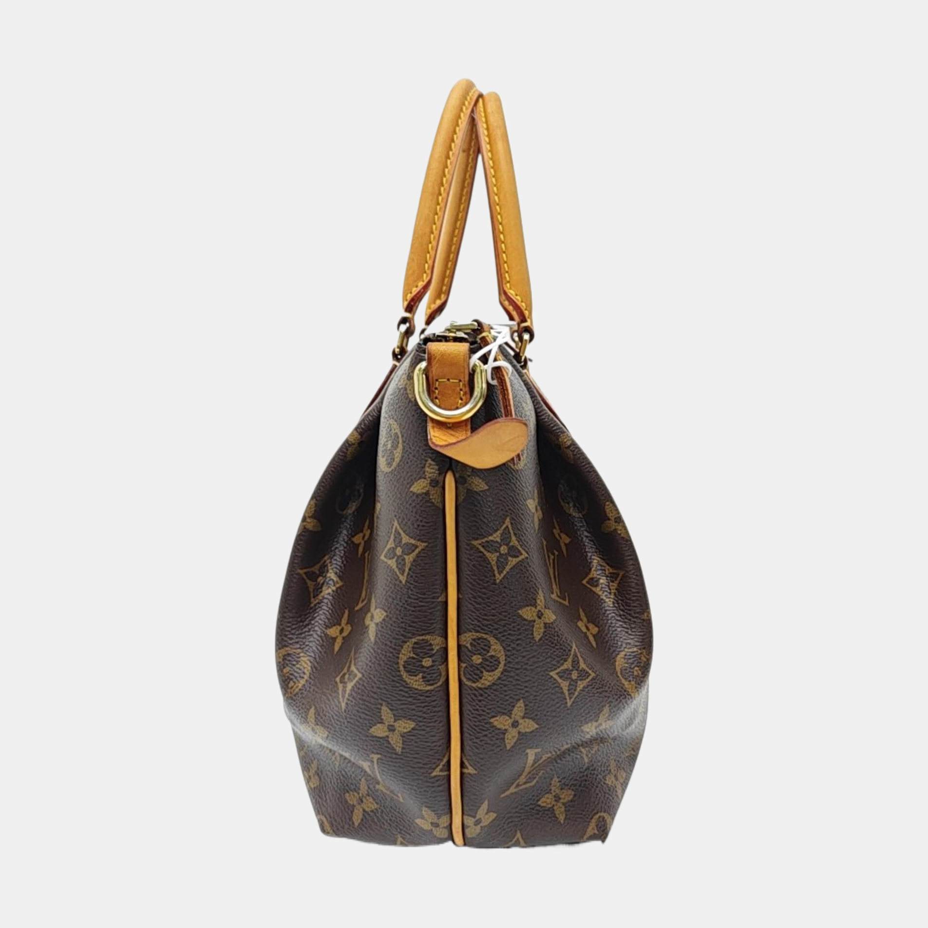 TURENNE Monogram Coated Canvas Brown