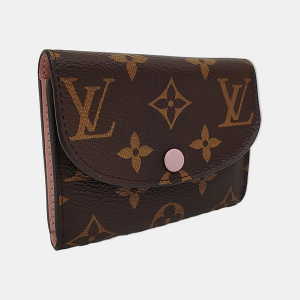 ROSALIE Monogram Coated Canvas Brown Wallet