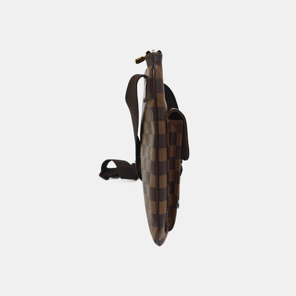 MELVILLE Damier Ebene Coated Canvas Brown