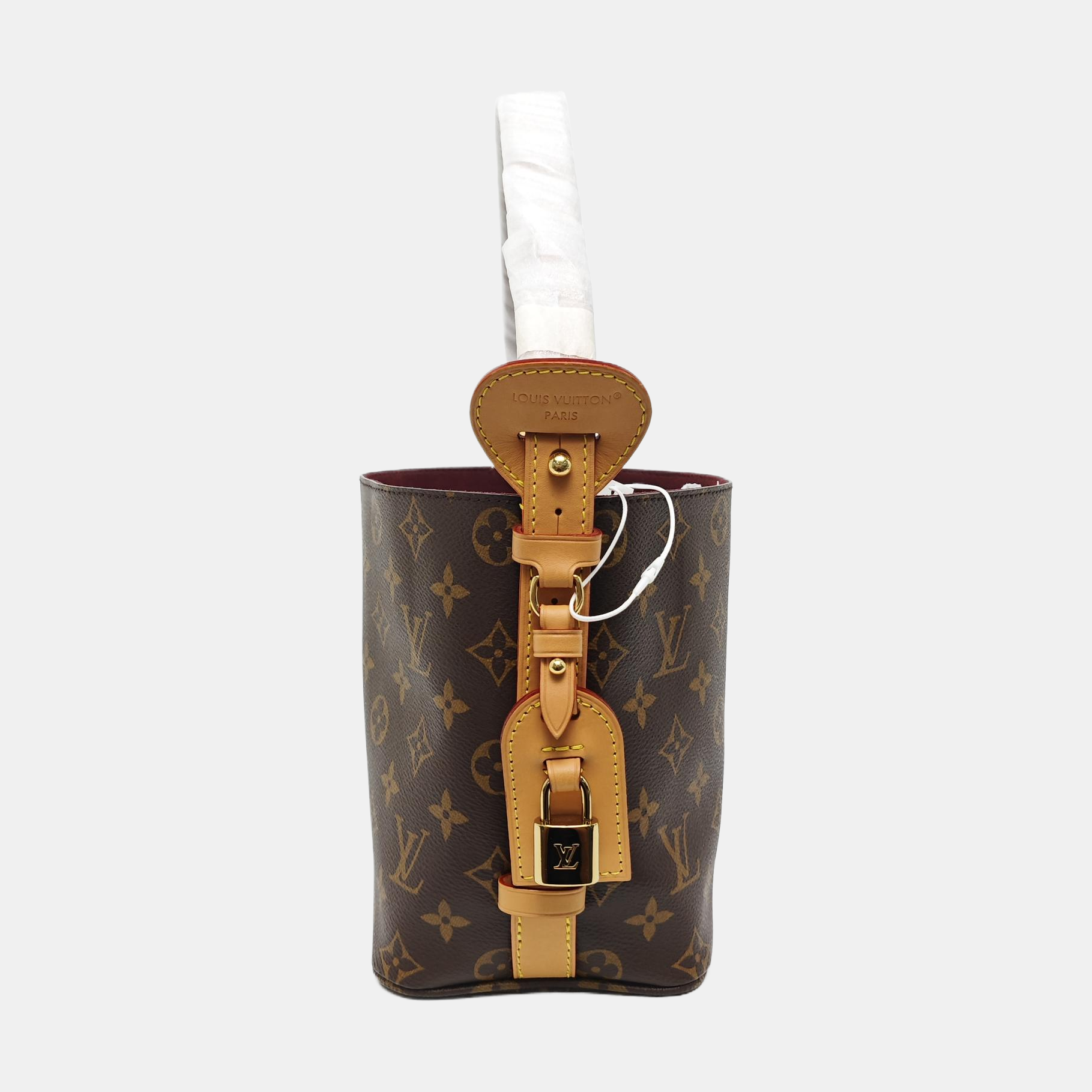 ALL IN BB Monogram Coated Canvas Brown