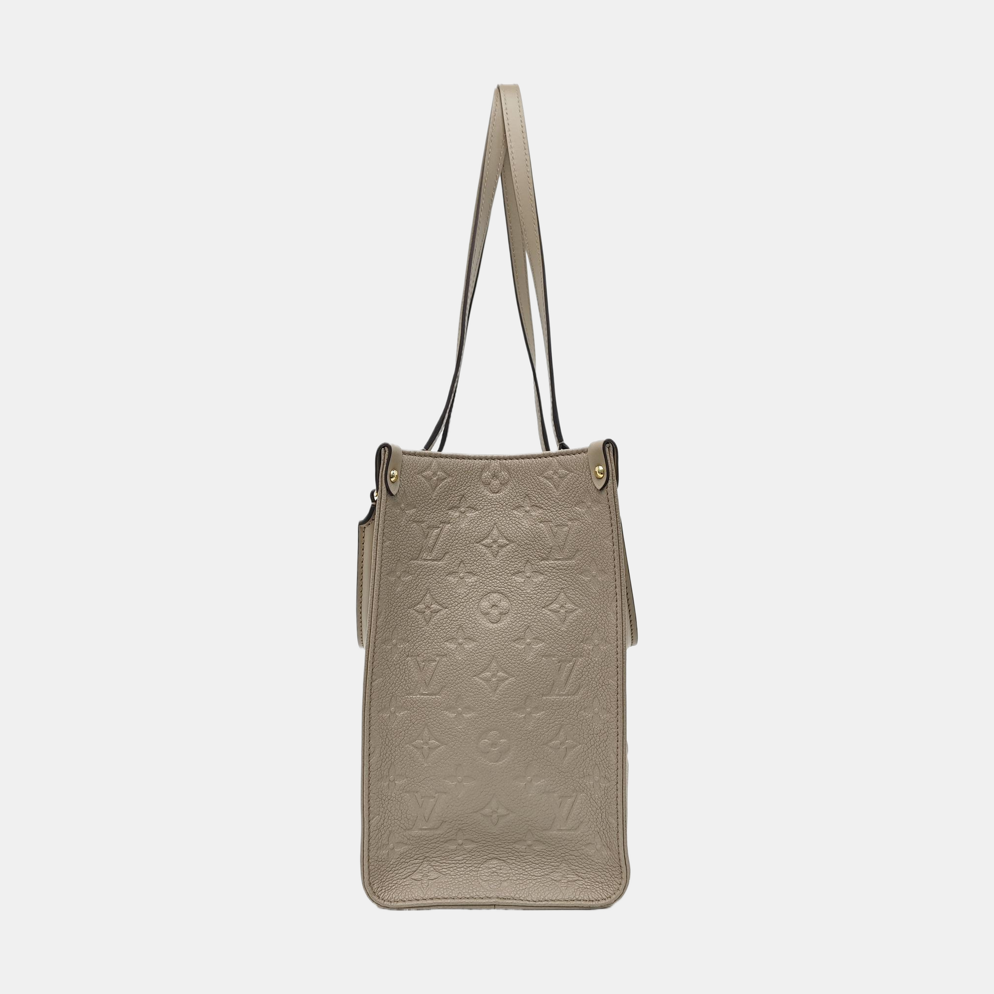 ONTHEGO MM Monogram Calfskin Gray