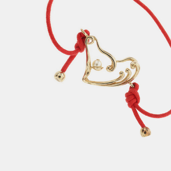 Fabric Red Bracelet