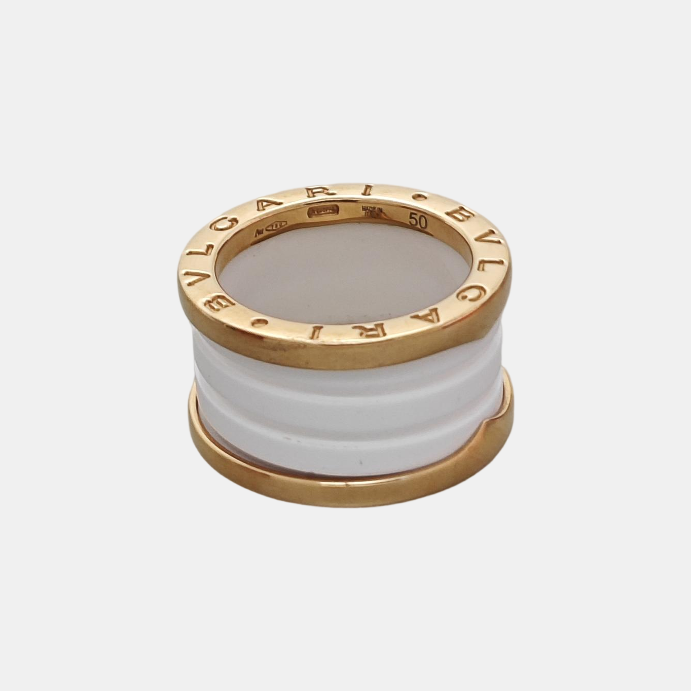 B.ZERO1 18k Rose Gold Ring EU 50