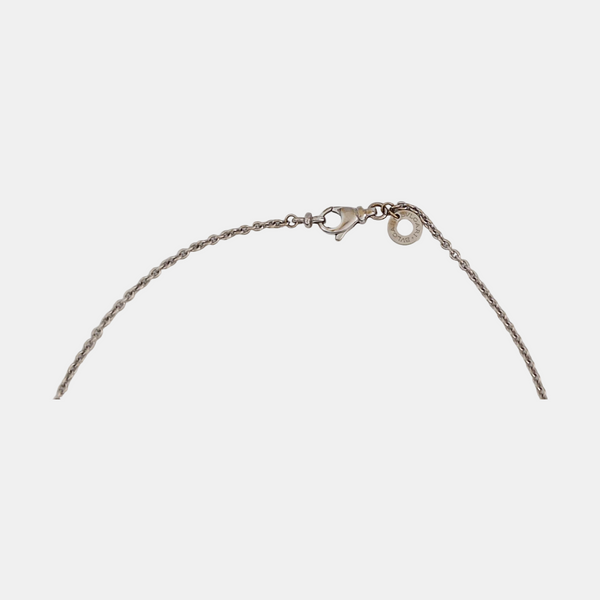 B.ZERO1 18k White Gold Silver Necklace