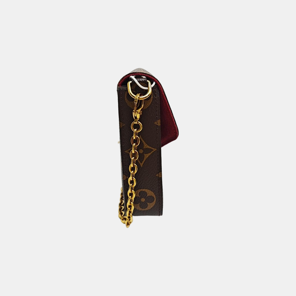 FÉLICIE Monogram Coated Canvas Brown