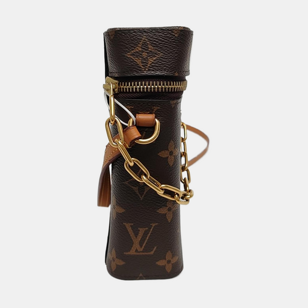 PHONE BOX Monogram Coated Canvas Brown