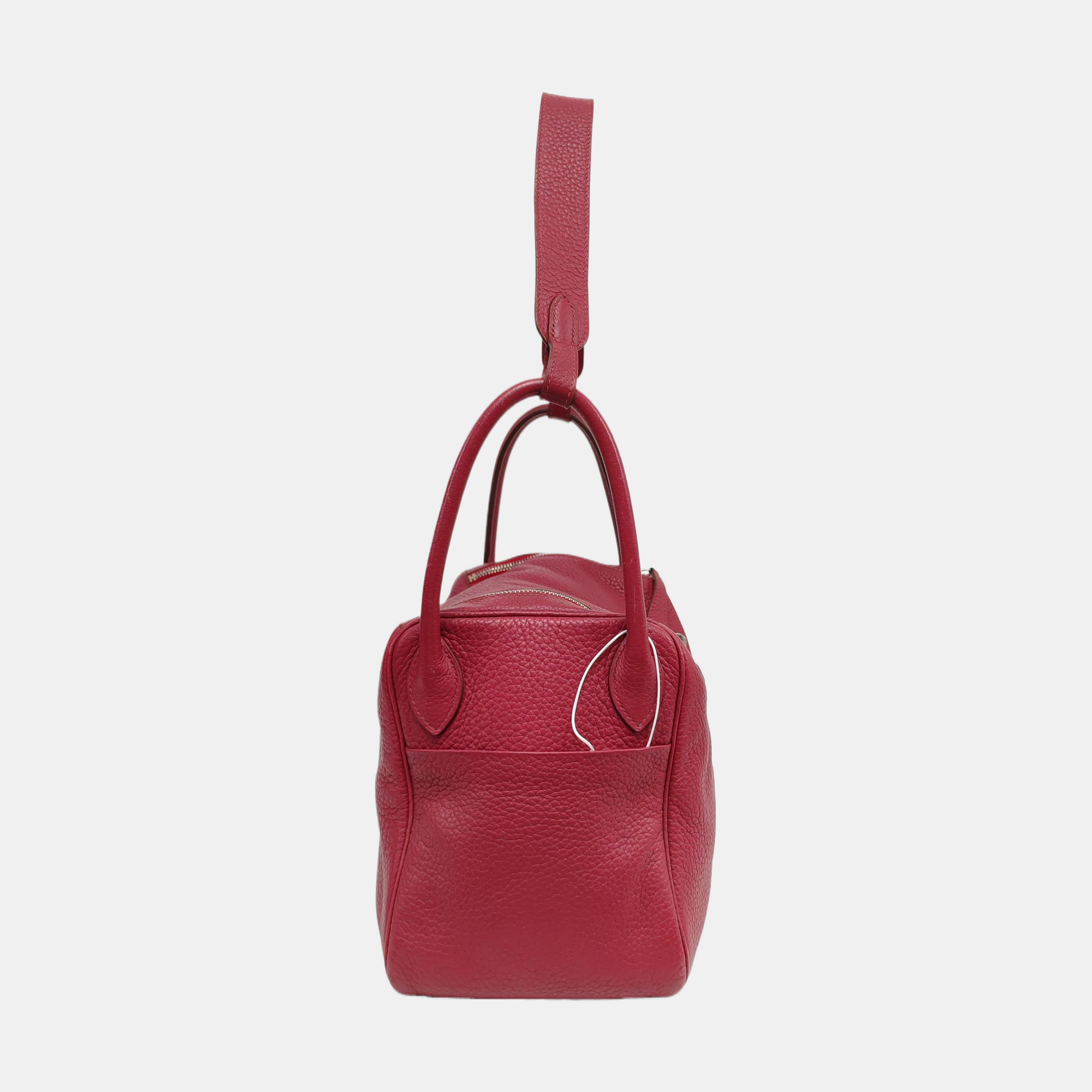 Authenticated pre-owned  Lindy 30 Clemence Red - Shoulder Bag at Looply