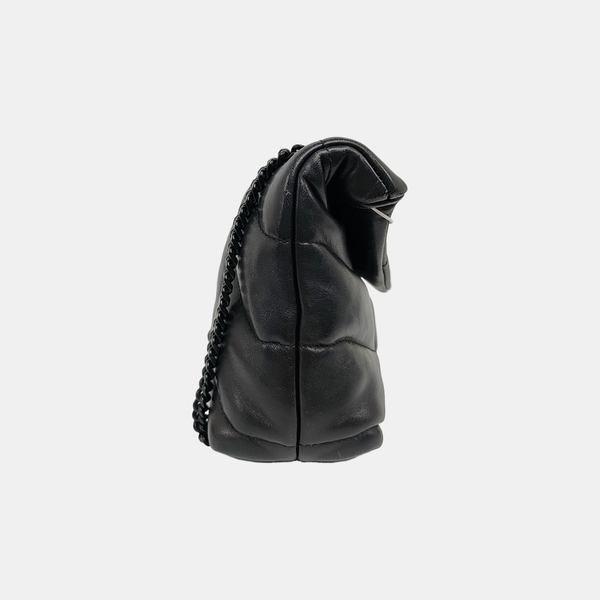 PUFFER Mini Quilted Lambskin Black