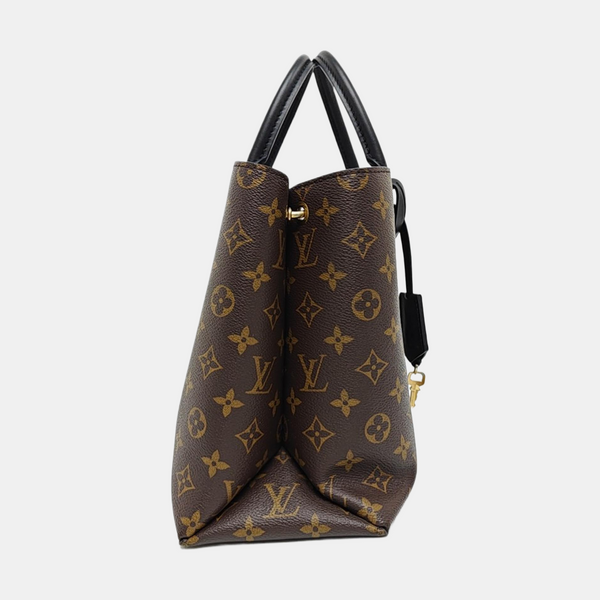 FLOWER Monogram Coated Canvas Brown