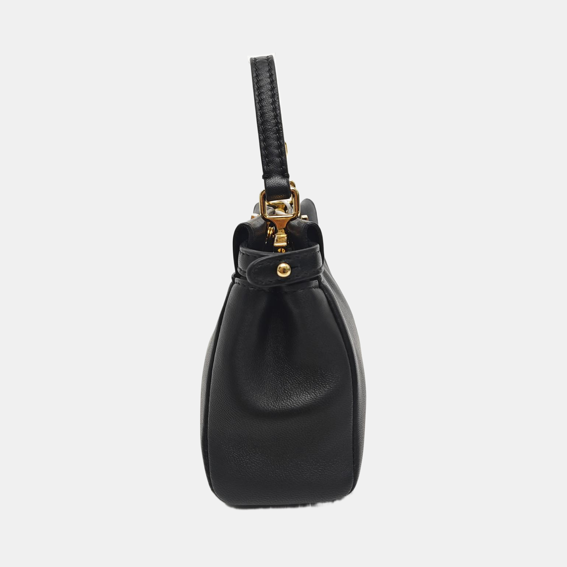 Peekaboo Mini Lambskin Black