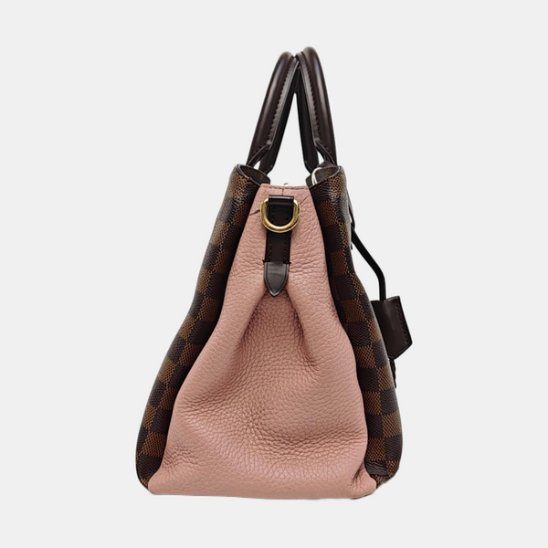 NORMANDY Damier Ebene Coated Canvas Brown