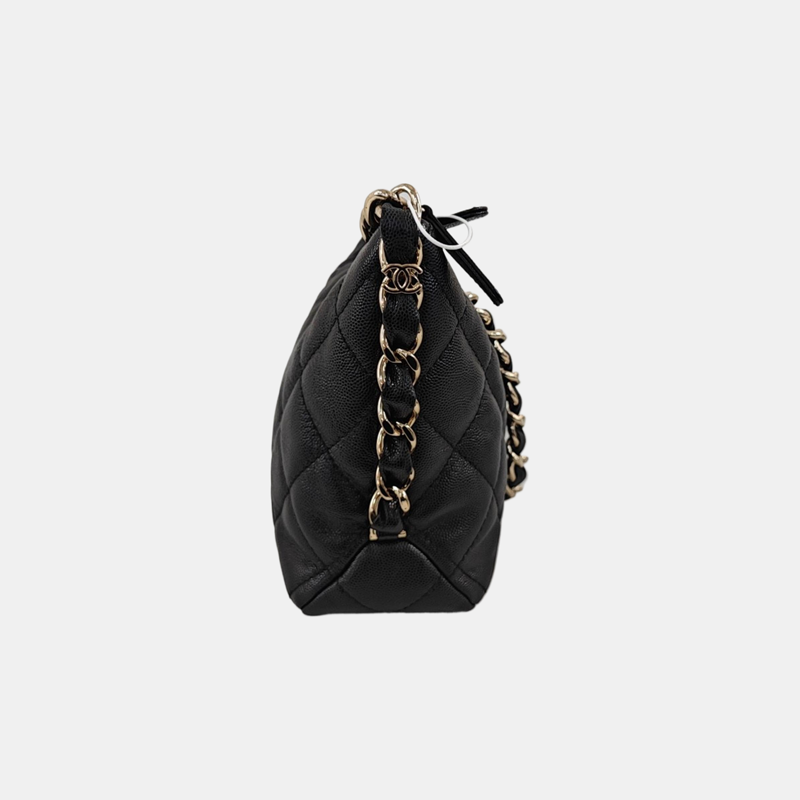 23K Quilted Calfskin Black