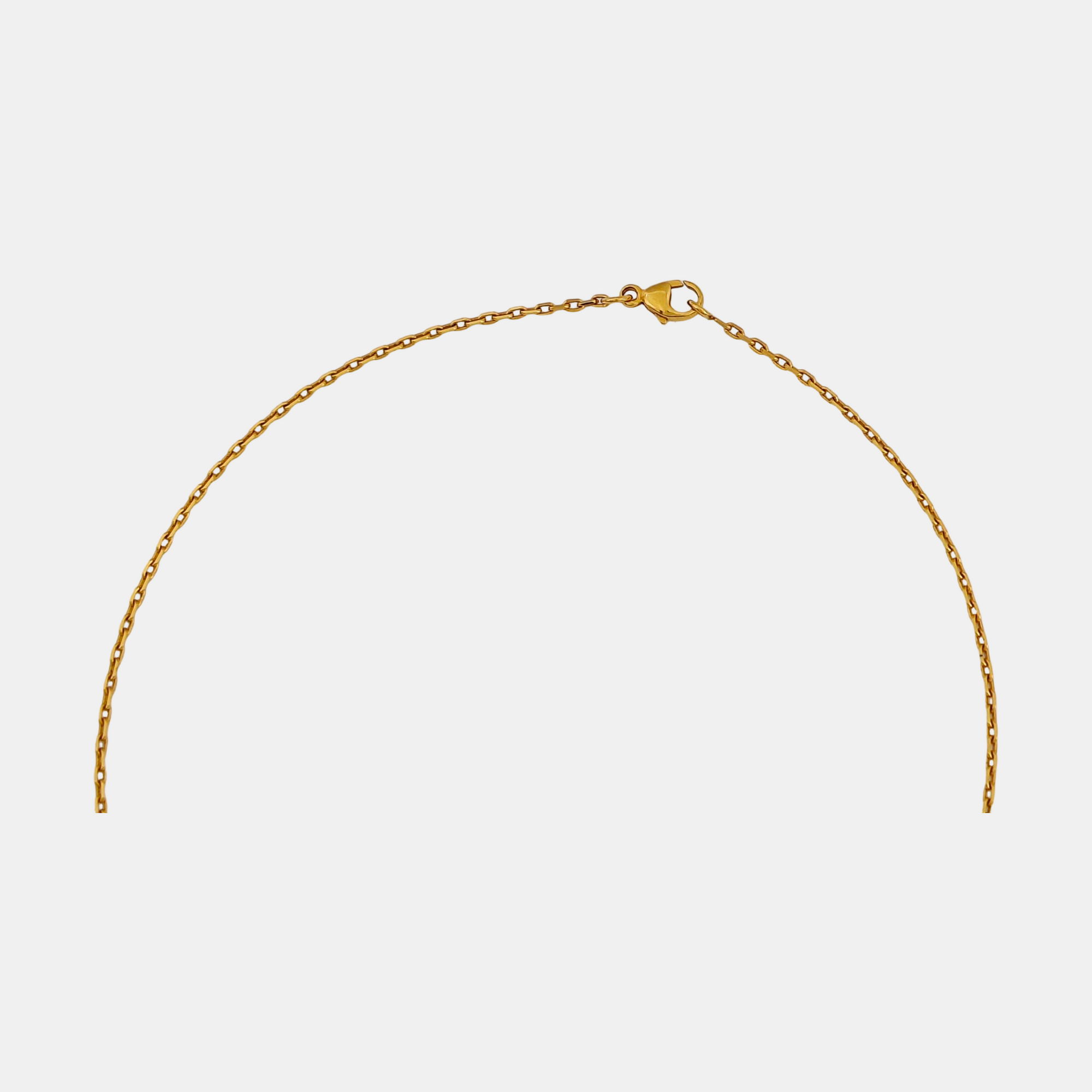 Pop H Metal Gold Necklace