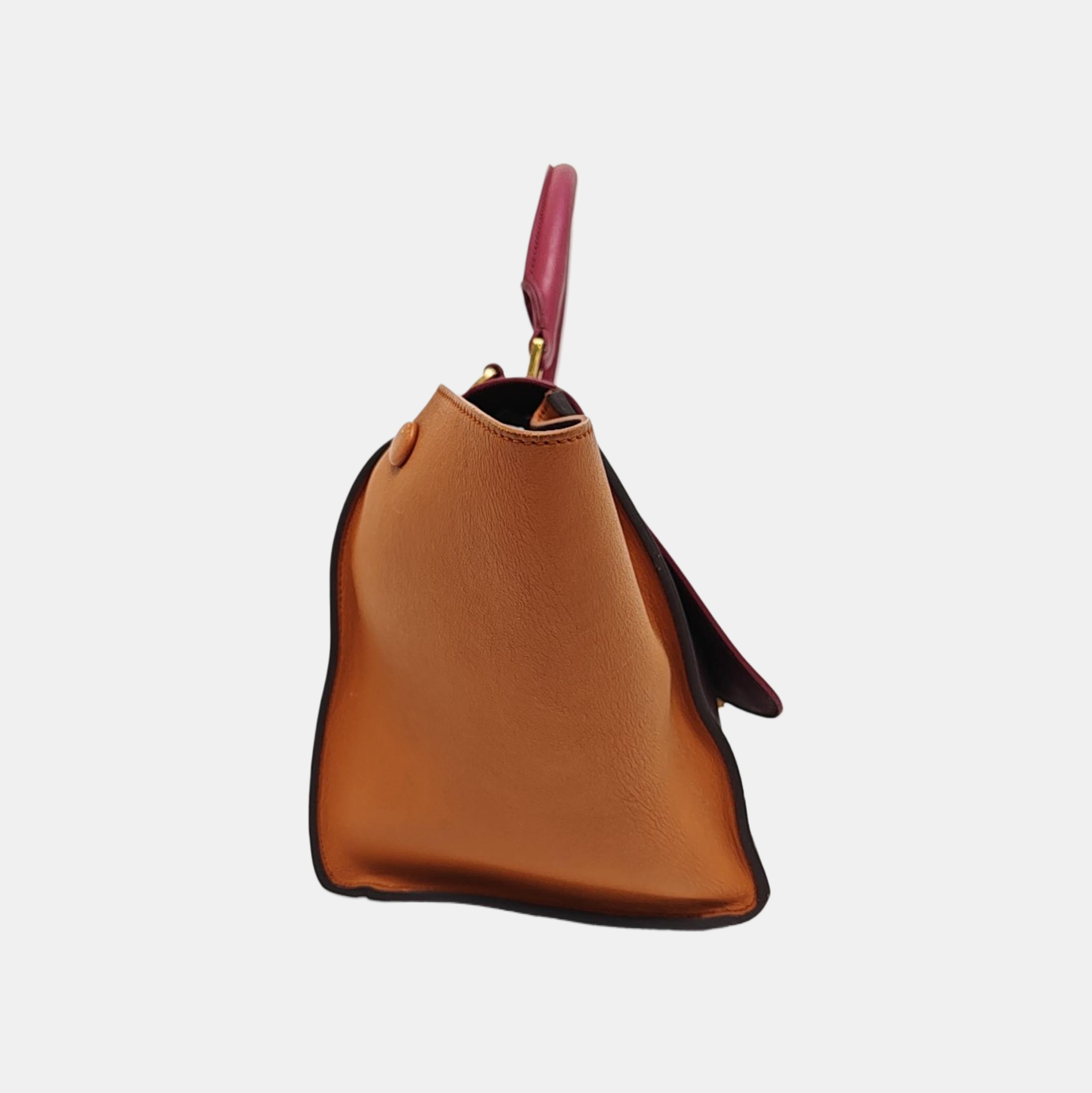 TRAPEZE Small Calfskin Red