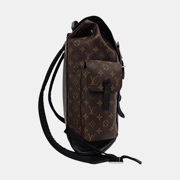 CHRISTOPHER MM Monogram Coated Canvas Brown