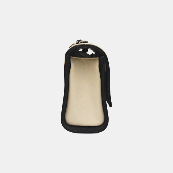 Quilted Calfskin Shoulder Bag Beige