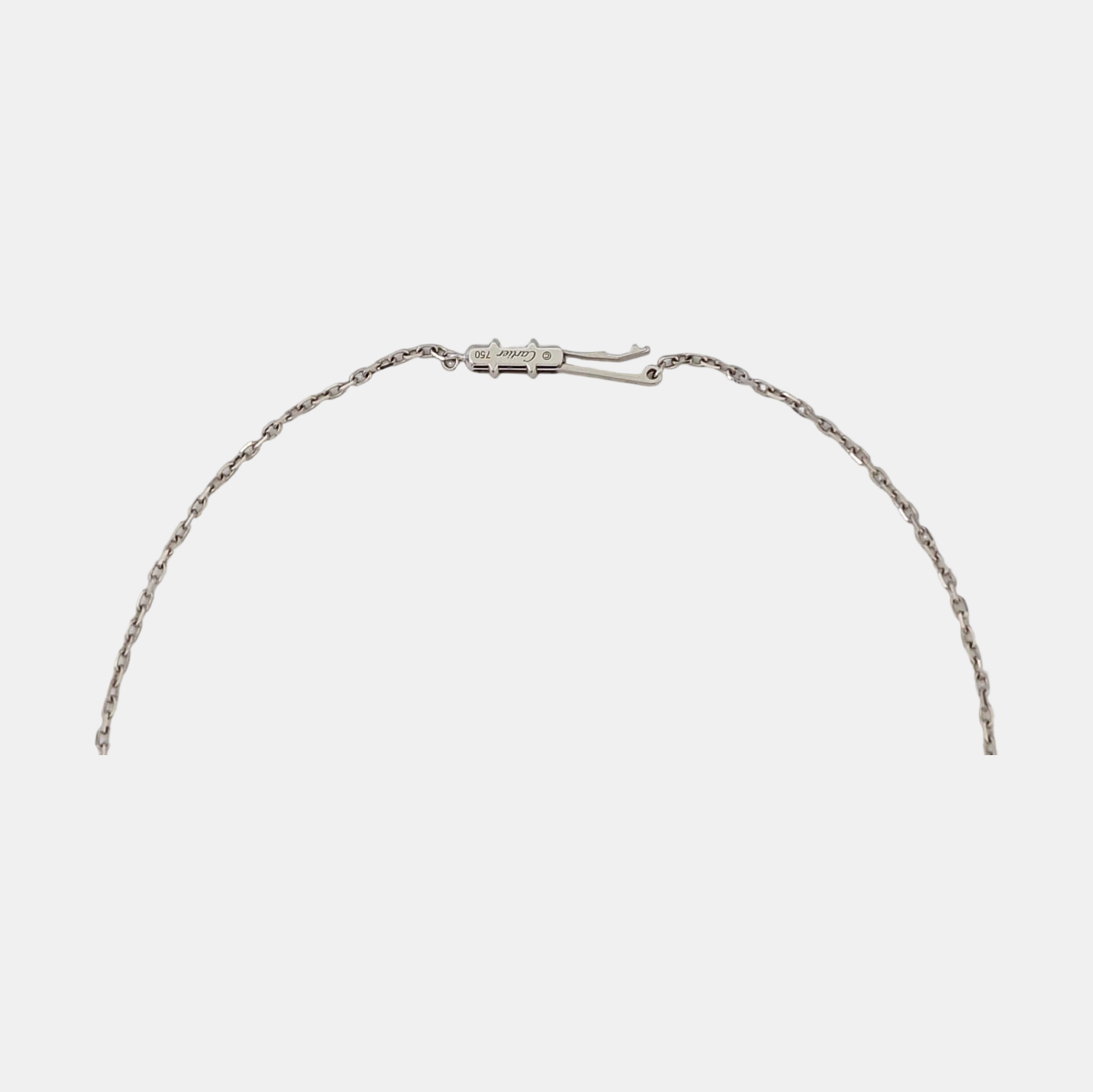 18k White Gold Silver Necklace