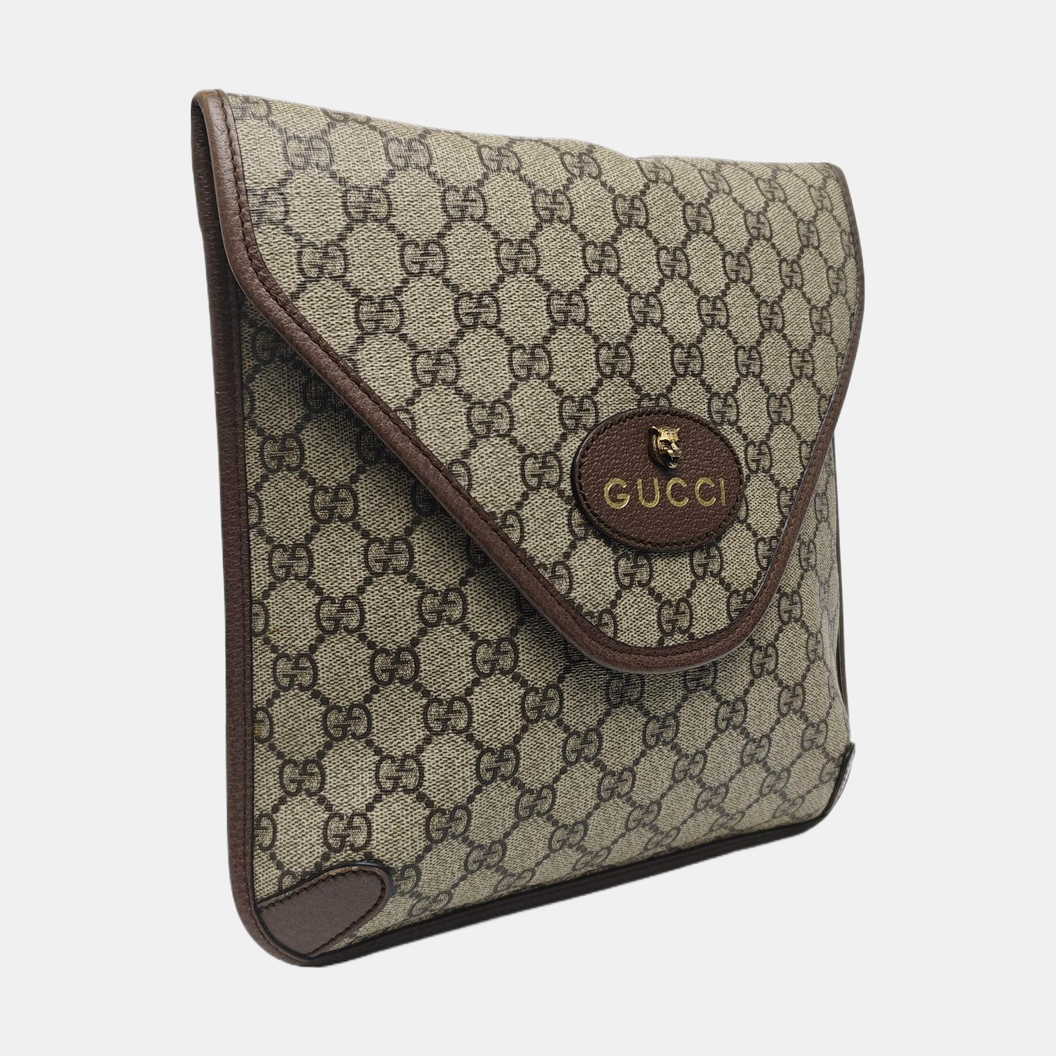 Neo Vintage Monogram Coated Canvas Brown