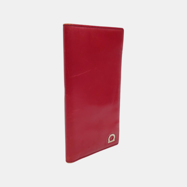 Authenticated pre-owned  Gancini Calfskin Red Wallet - Wallet at Looply