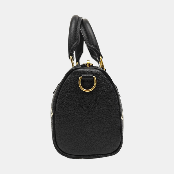 SPEEDY Nano Monogram Calfskin Black