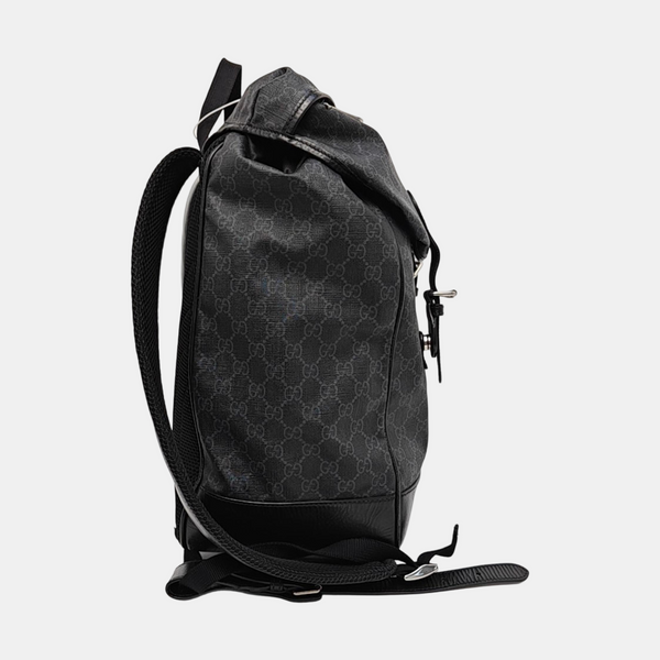 Retro Medium Monogram Coated Canvas Black