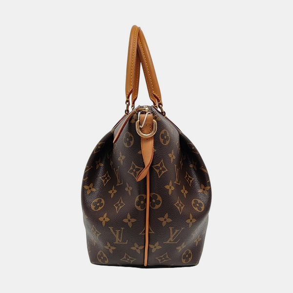 TURENNE GM Monogram Coated Canvas Brown