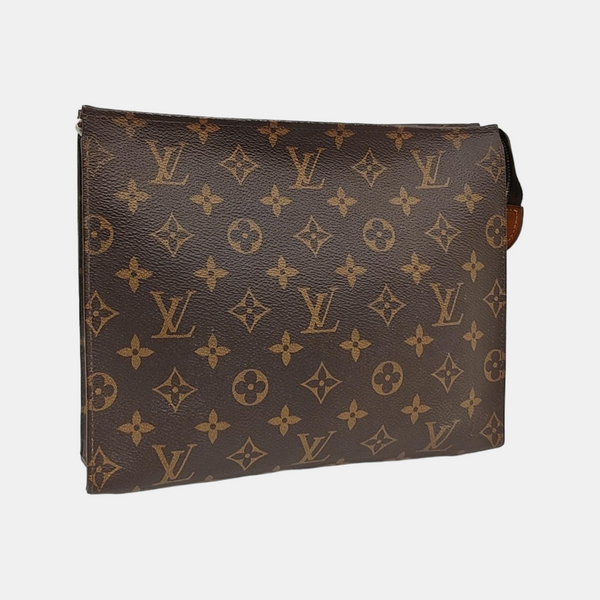 TOILET POCKET 26 Monogram Coated Canvas Brown