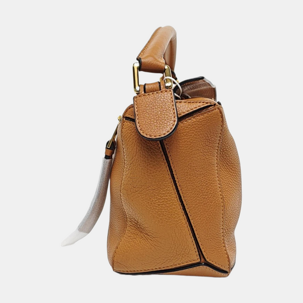 Puzzle Small Calfskin Brown